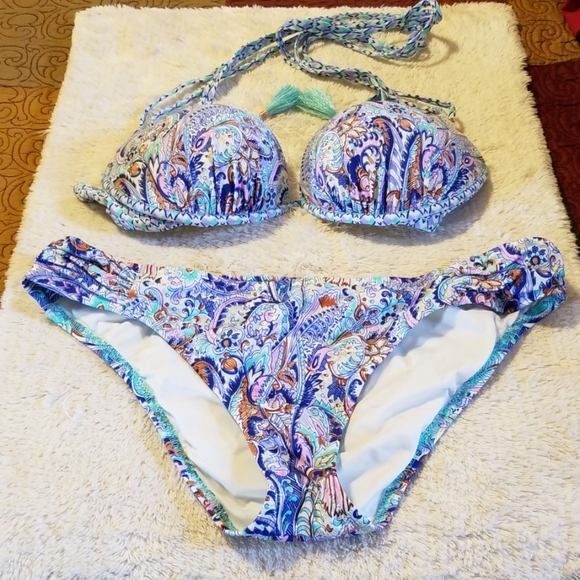 Victoria's Secret Other - Victorias Secret strappy bikini w/Tassels